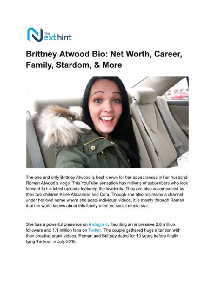 Brittney Atwood Age, Net Worth, Birthday, Wiki, Death