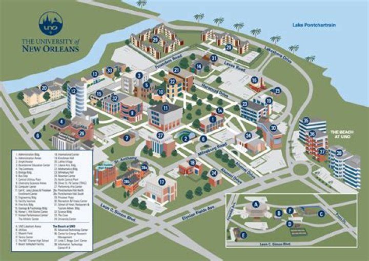 Uno New Orleans Campus Map: A Comprehensive Guide to Navigating the University